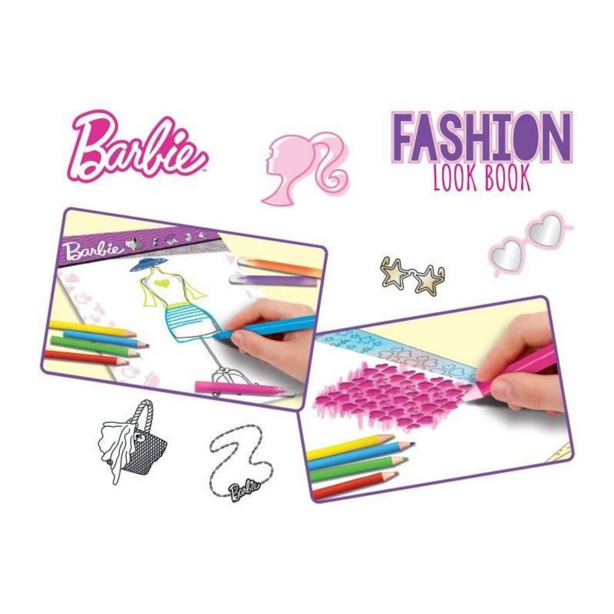 LISCIANI GIOCHI Livret de création collection de mode - Barbie sketch book fashion look - LISCIANI