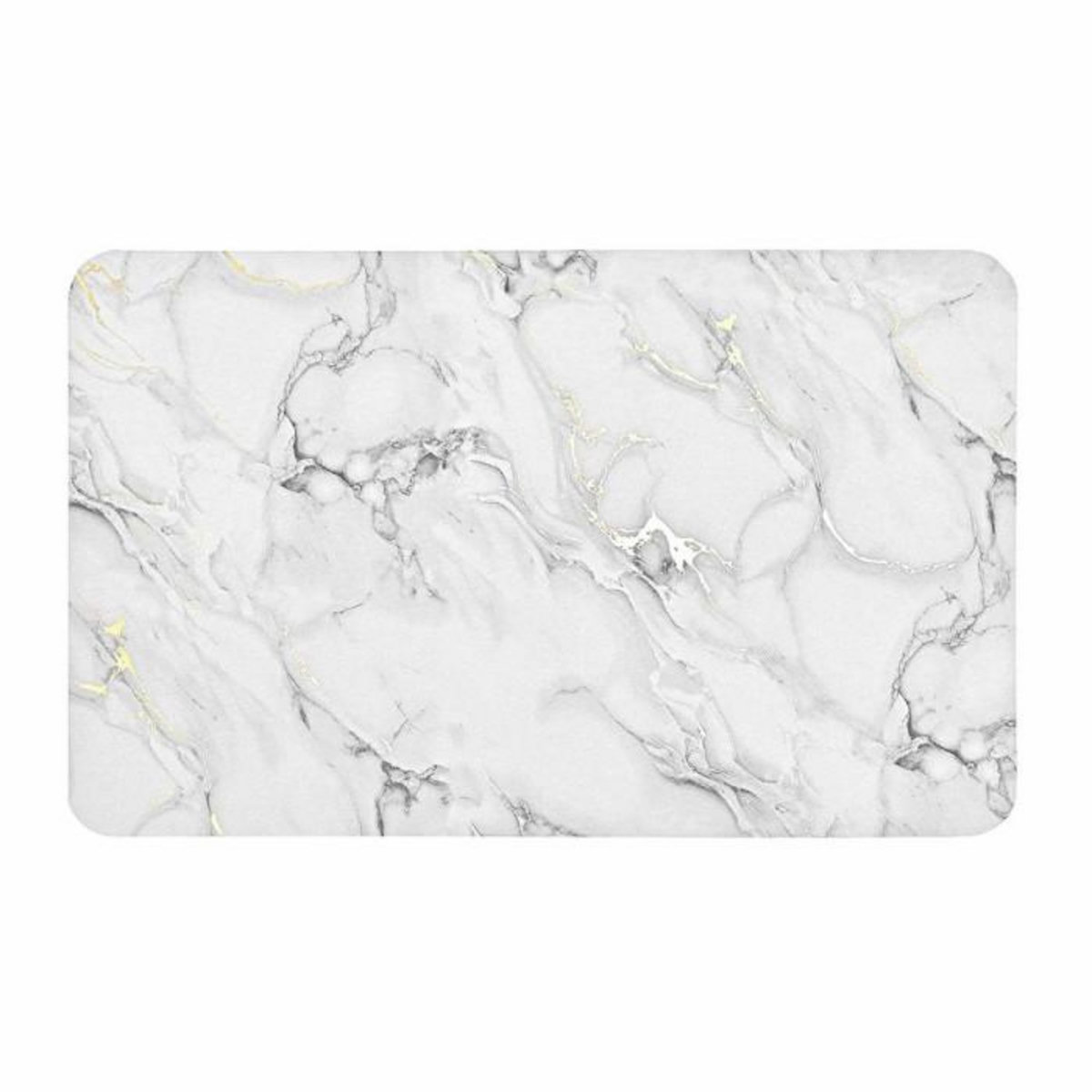 Paris Prix Tapis de Bain Déco  Venor  50x80cm Gris