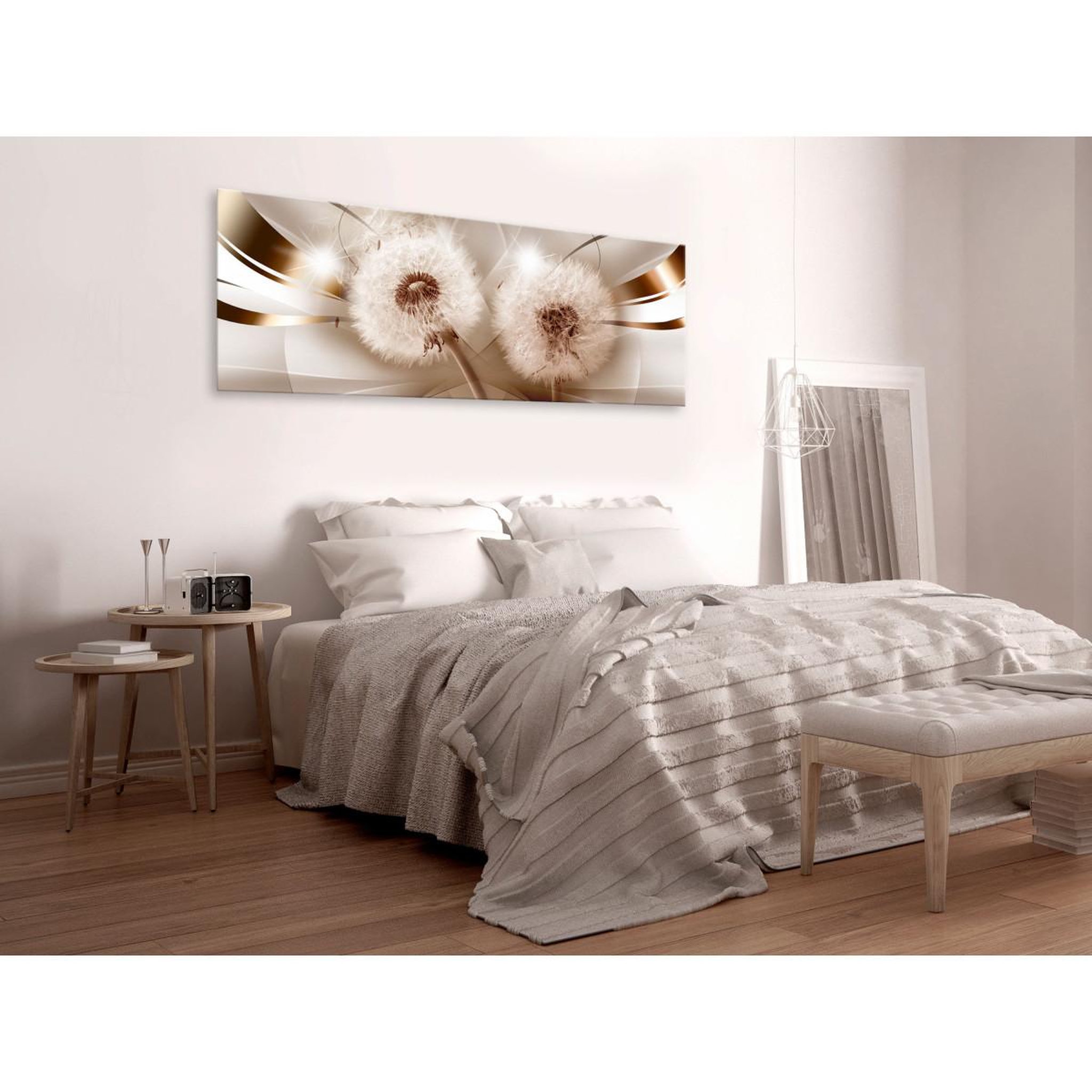 Voir la diapositive 2 : Paris Prix Tableau imprimé  two dandelions narrow