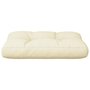 Voir la diapositive 5 : VIDAXL Coussin de palette creme 60x40x12 cm tissu