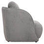 Voir la diapositive 3 : Paris Prix Fauteuil Tissu  Peau de Mouton  77cm Gris