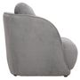Voir la diapositive 3 : Paris Prix Fauteuil Tissu  Peau de Mouton  77cm Gris
