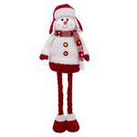 ATMOSPHERA Bonhomme de Neige Télescopique  Soir  82cm Rouge