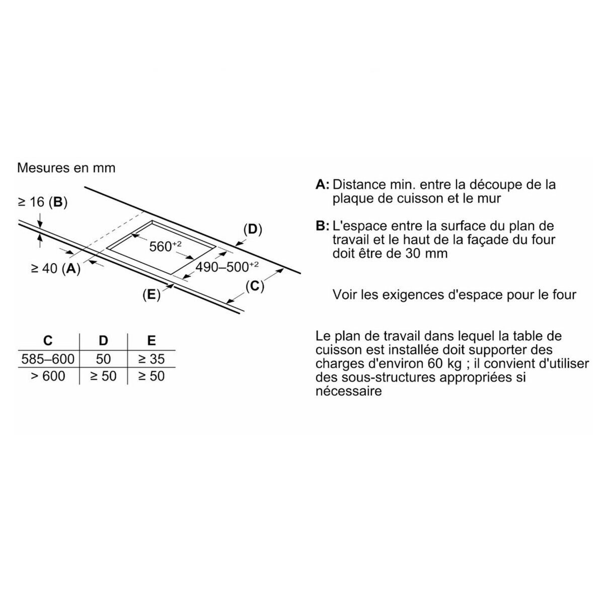 Neff Table de cuisson induction 60cm 4 feux 7400w noir - T66FTX4L0