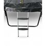 Voir la diapositive 6 : JUMP4FUN Trampoline 10Ft ø 305cm noire avec Echelle, Protection et Filet de sécurité