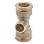 Voir la diapositive 2 : RAIN Raccord laiton té 3-4 m d25 plymouth