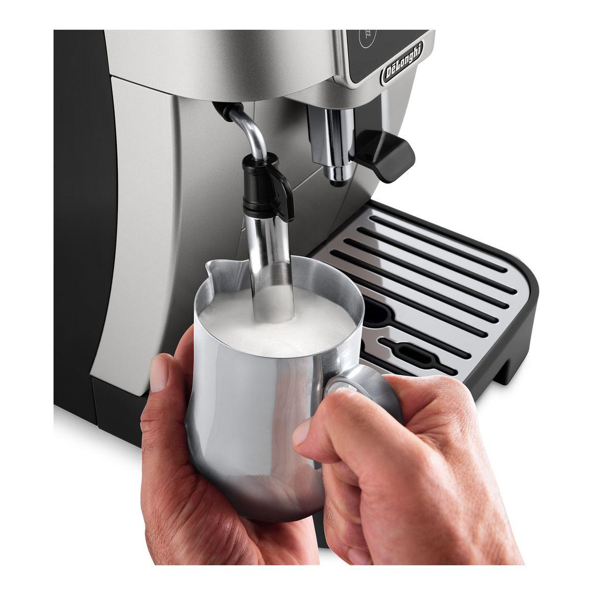 Voir la diapositive 2 : DELONGHI Expresso broyeur magnifica start color feb2252.sb argent