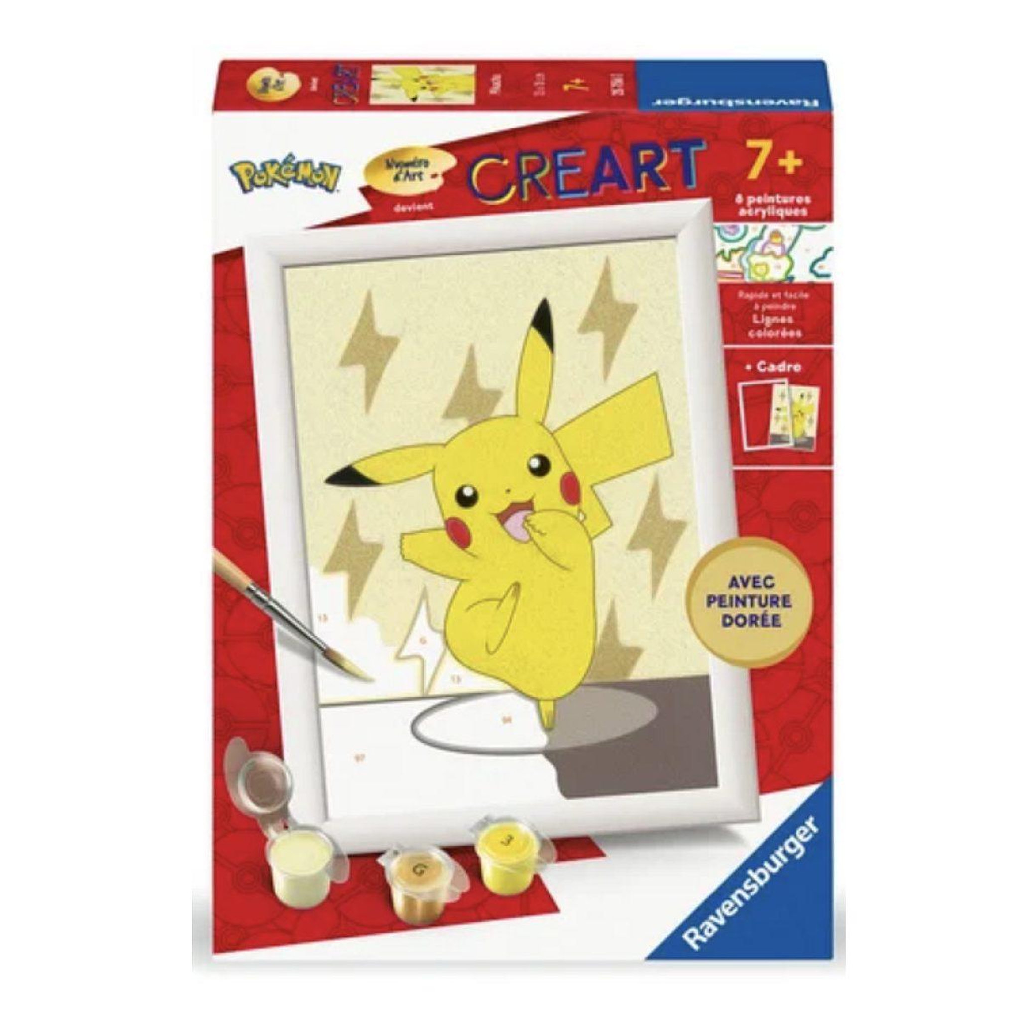 RAVENSBURGER Peinture par numeros - pokemon - creart -