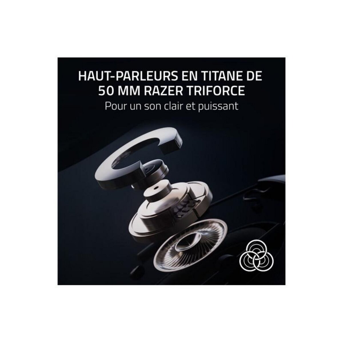 Razer Casque PC Razer sans fil ultra léger BlackShark V2 HyperSpeed Blanc