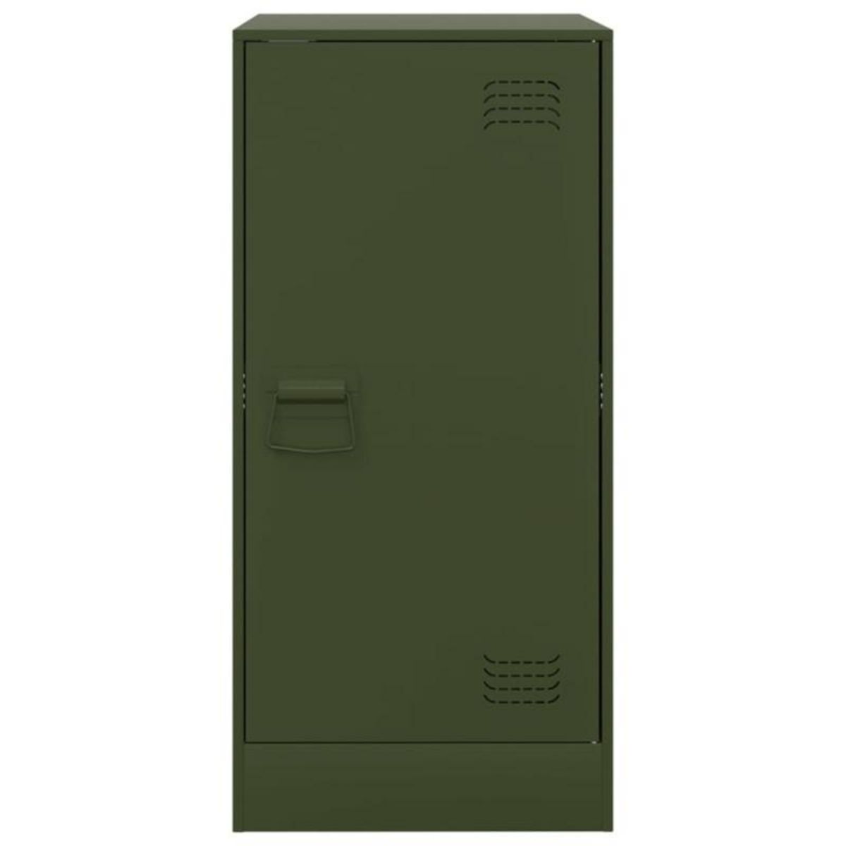 VIDAXL Buffet vert olive 34,5x39x73 cm acier