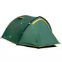 OUTSUNNY Tente de camping 2-3 personnes montage facile 2 portes fenêtres dim. 3,25L x 1,83l x 1,3H m fibre verre polyester PE vert