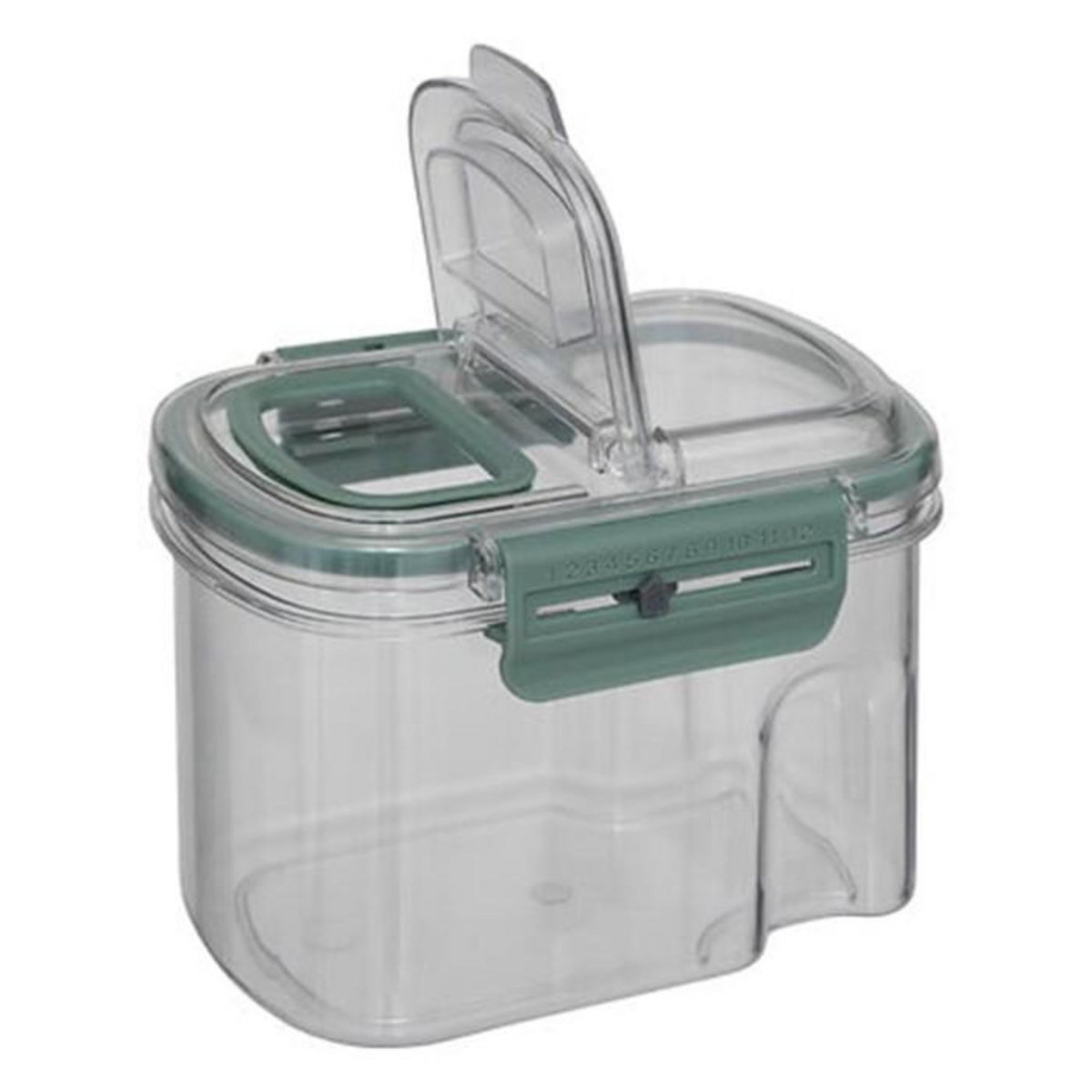 FIVE Boîte de Conservation Double Verseur  Neo  0,6L Transparent