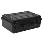 VIDAXL Valise de vol portable Noir 47x36x18 cm PP