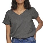 Vila T shirt  Femme Vila Dreamers. Coloris disponibles : Gris
