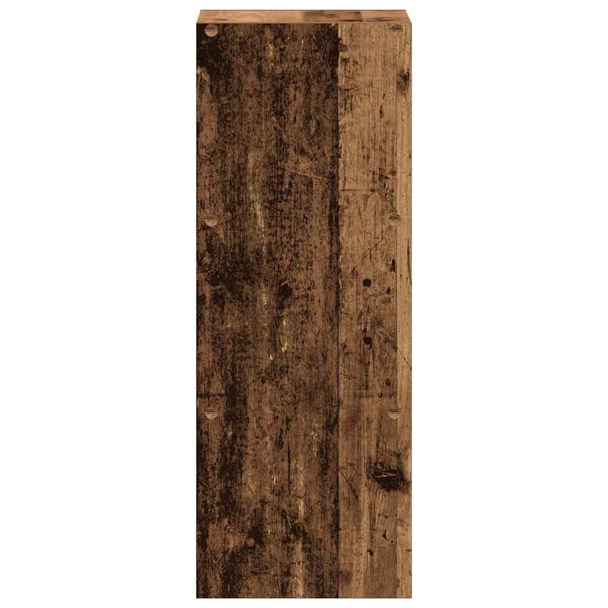 Voir la diapositive 5 : VIDAXL Bibliotheque empilable vieux bois 30x30x80 cm bois d'ingenierie