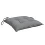 Voir la diapositive 5 : VIDAXL Coussins de chaise lot de 4 gris 50x50x7 cm tissu oxford