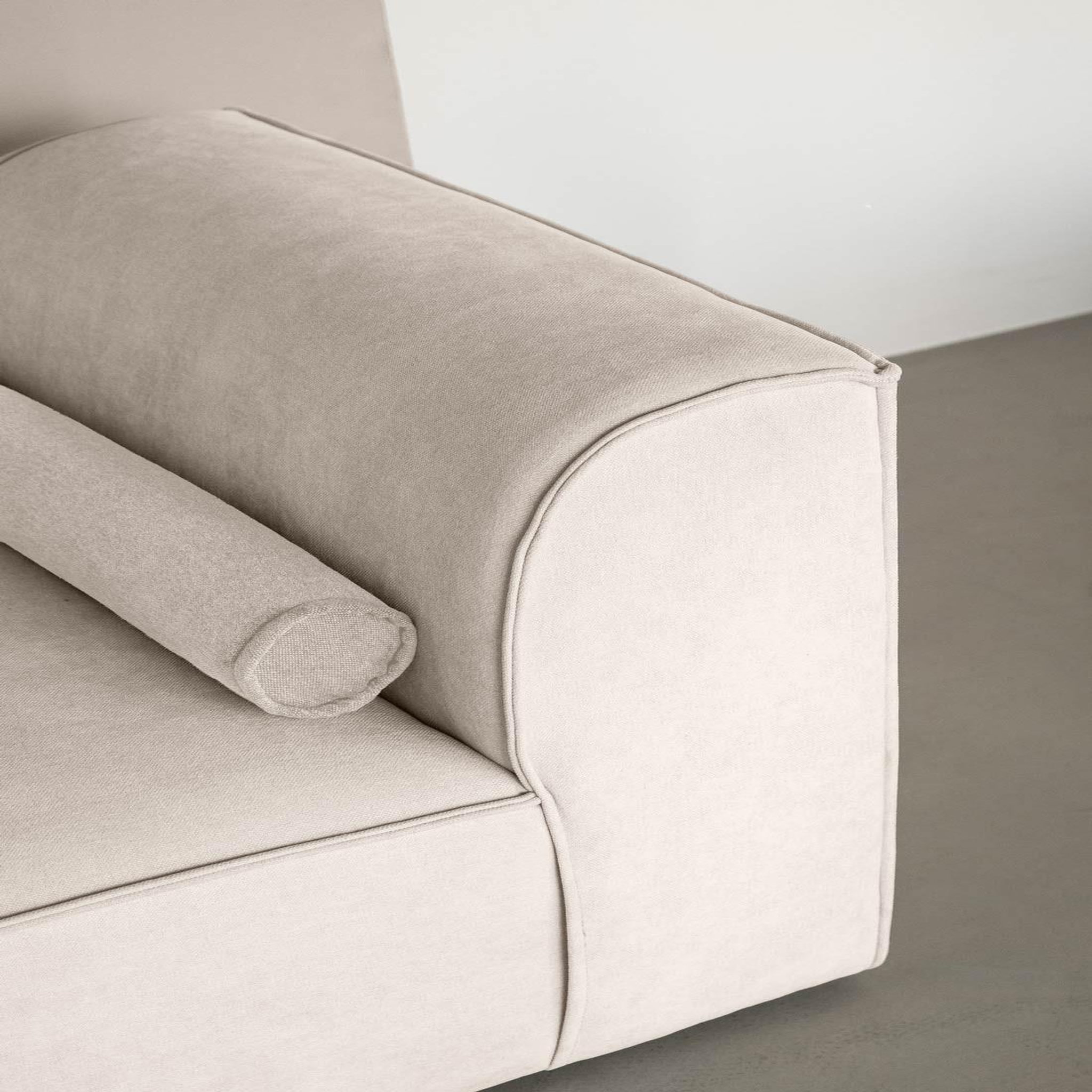 Voir la diapositive 6 : BEST MOBILIER Felix - module d'assise droit en tissu texturé