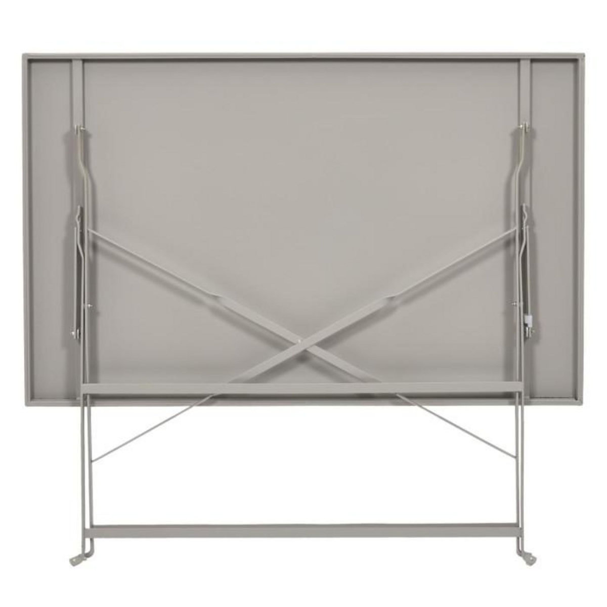 Paris Prix Table de Jardin Pliante  Palerme  110cm Taupe