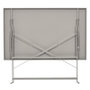 Voir la diapositive 4 : Paris Prix Table de Jardin Pliante  Palerme  110cm Taupe