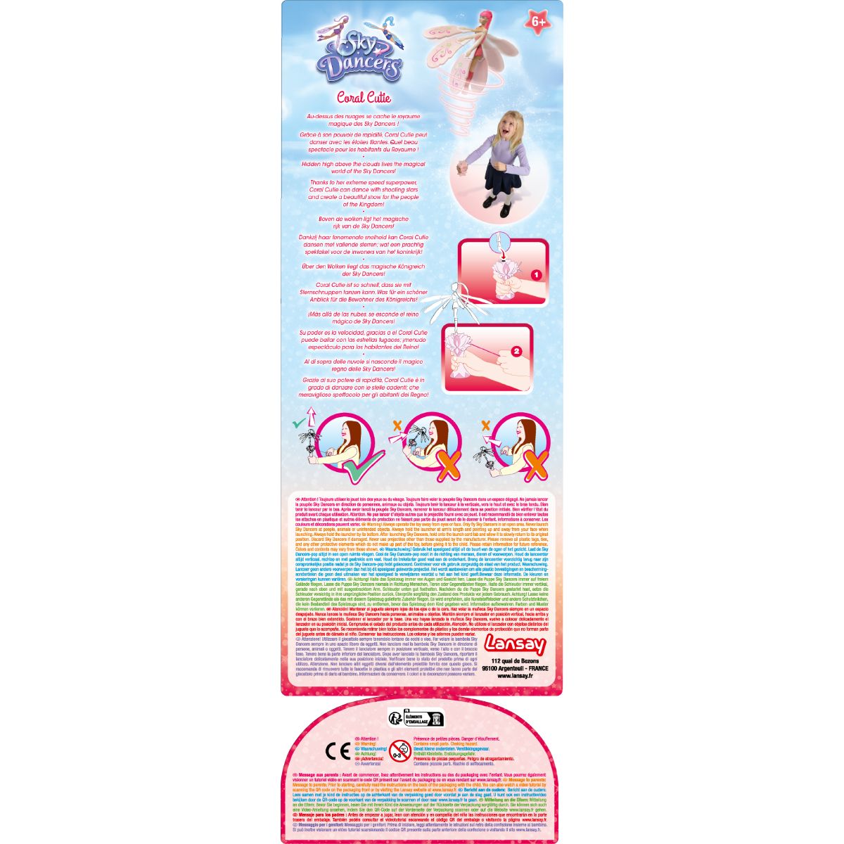 LANSAY Sky Dancers Coral Cutie