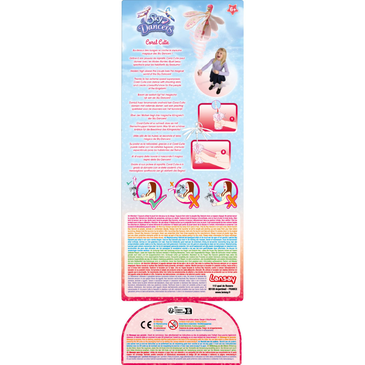 LANSAY Sky Dancers Coral Cutie