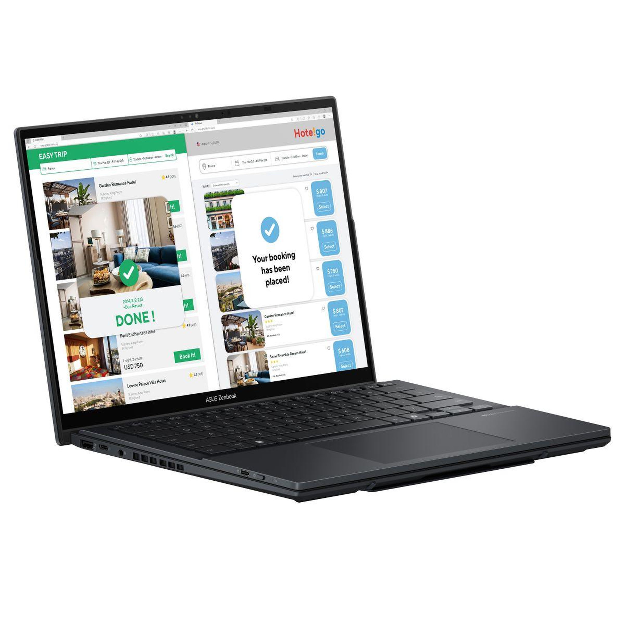 Voir la diapositive 2 : ASUS Ordinateur portable Zenbook Duo UX8406CA-PZ011W