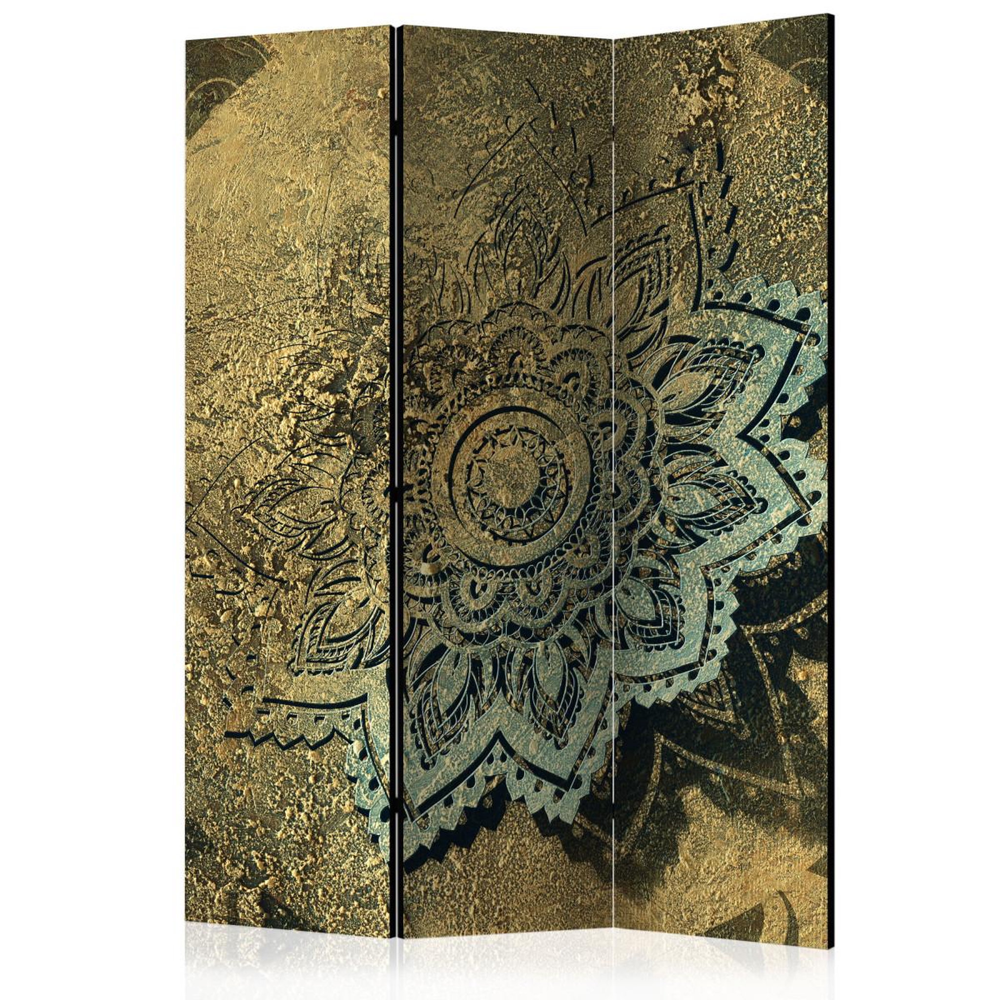 Paris Prix Paravent 3 volets  golden treasure  135x172cm