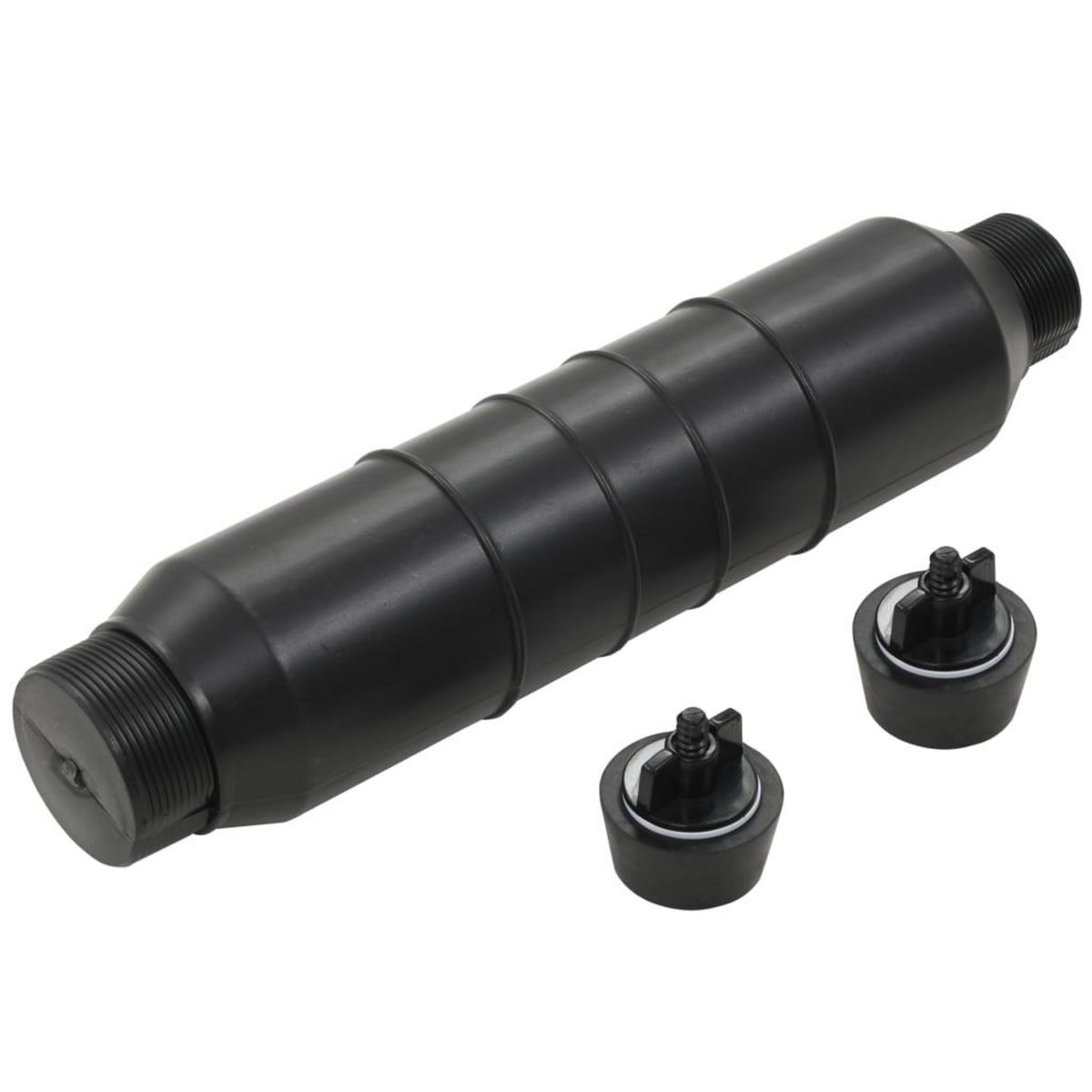 VIDAXL Bouteille d'hiver de piscine Gizzmo et 2 bouchons d'hiver PEHD