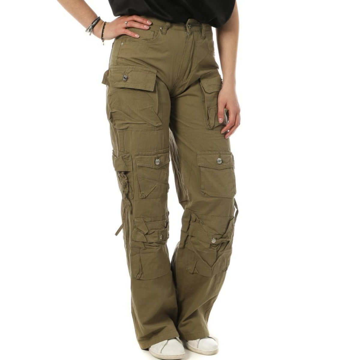 MONDAY PREMIUM Pantalon Cargo  Femme Monday Premium L-3172-5