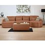 Voir la diapositive 6 : BEST MOBILIER Mahina - canapé panoramique en u 7 places - convertible avec coffre - en tissu bouclette
