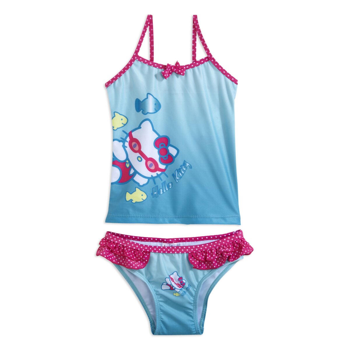 HELLO KITTY Maillot de bain 2 pi ces fille pas cher Auchan