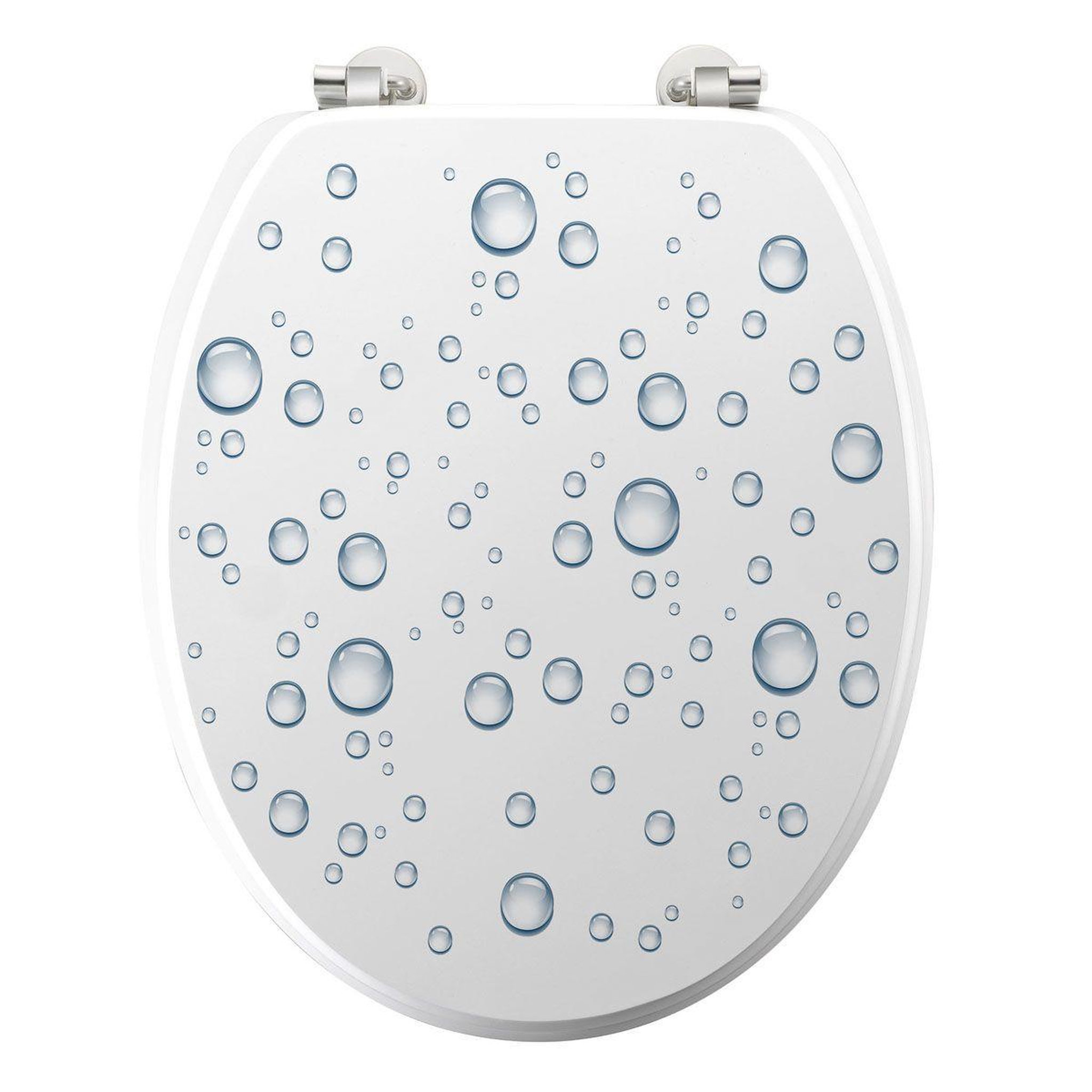 Douceur d'Intérieur Abattant wc imprimé  bubble  46cm blanc