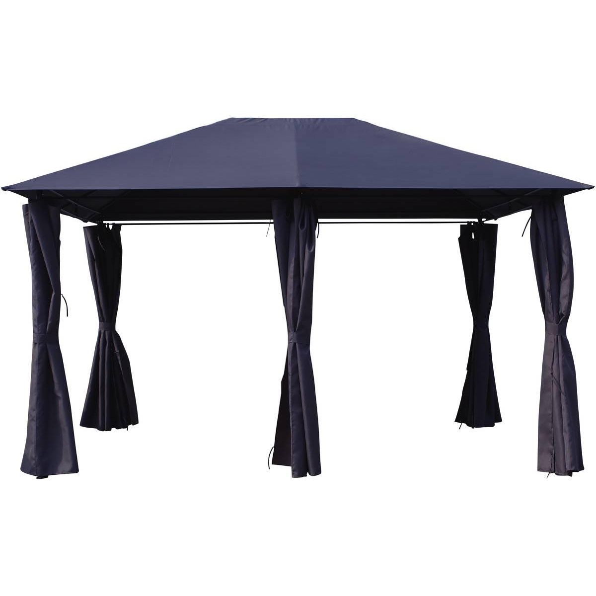 Habitat et Jardin Toile et Rideaux de remplacement pour tonnelle  Rosita  - 3 x 4 m - Gris