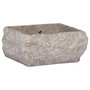 Voir la diapositive 2 : VIDAXL Lavabo Gris 30x30x13 cm Marbre