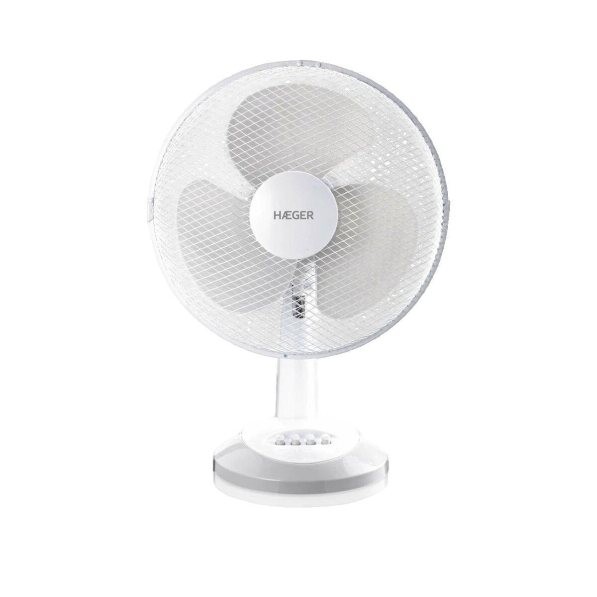 HAGER Ventilateur de table Haeger FA-016.007A blanc
