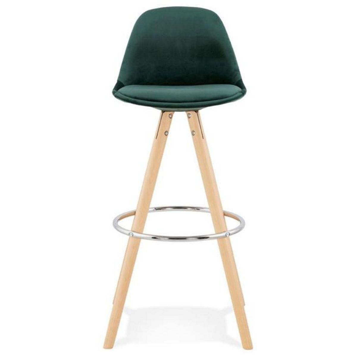 Paris Prix Tabouret de Bar Scandinave  Miro  97cm Vert & Naturel