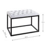 Voir la diapositive 5 : Paris Prix Tabouret Design  Olmida  60cm Gris & Noir