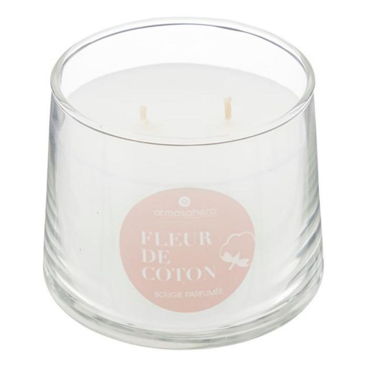 ATMOSPHERA Bougie Parfumée en Verre  Izor  300g Fleur de Coton