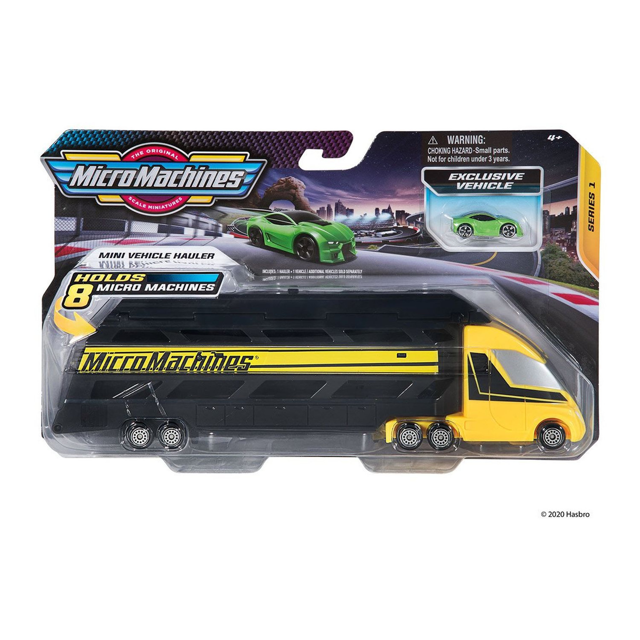 Voir la diapositive 2 : BANDAI Micro machines le camion transporteur 