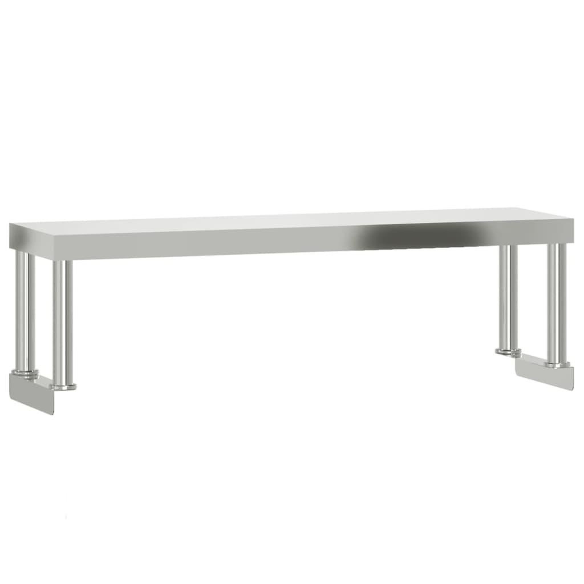 Voir la diapositive 5 : VIDAXL Table de travail de cuisine avec etagere 110x55x120 cm inox