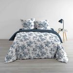 Paris Prix Parure de Lit 3 Pièces  Roselia  240x220cm Bleu