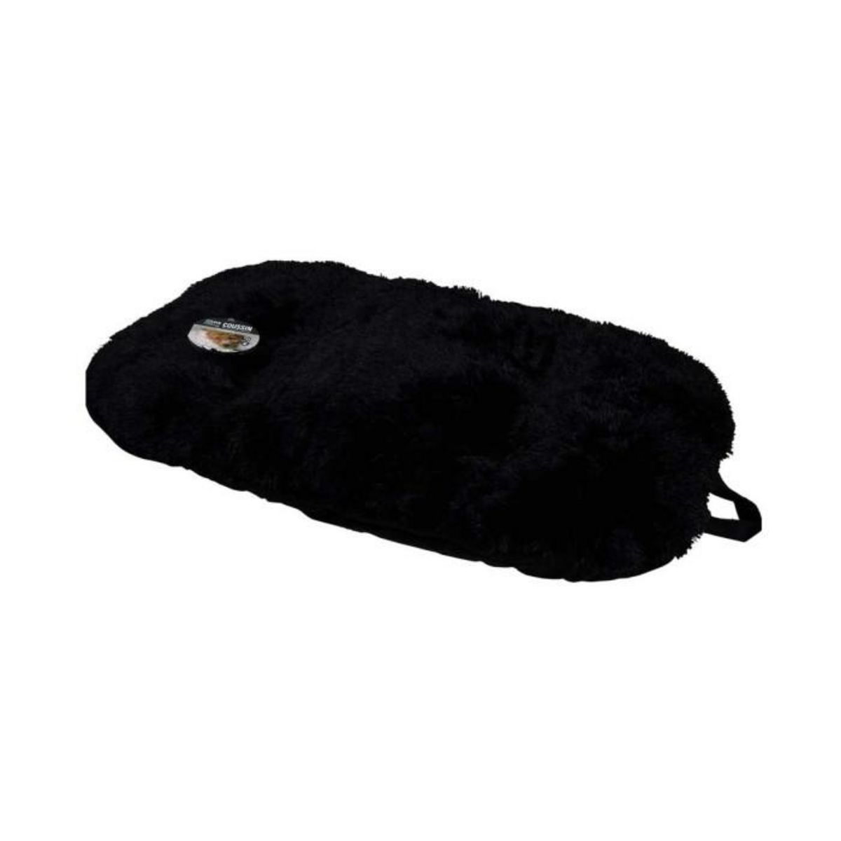 Paris Prix Coussin pour Chien & Chat  Fluffy  77cm Noir