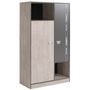 Voir la diapositive 1 : Armoire 2 portes chambre junior style industriel L101cm LOFTY