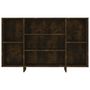 Voir la diapositive 5 : VIDAXL Buffet chene fume 120x30x75 cm bois d'ingenierie