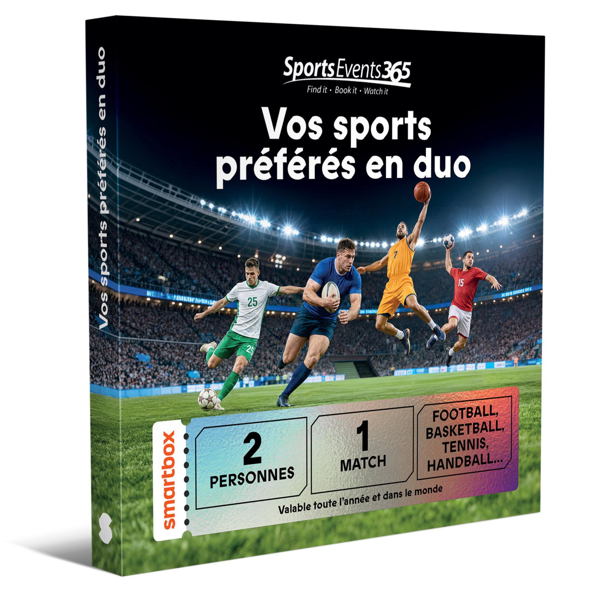 Smartbox Vos sports préférés en duo - Coffret Cadeau Sport & Aventure
