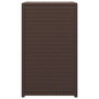 Voir la diapositive 3 : VIDAXL Table en forme de C marron 40x35x60 cm resine tressee