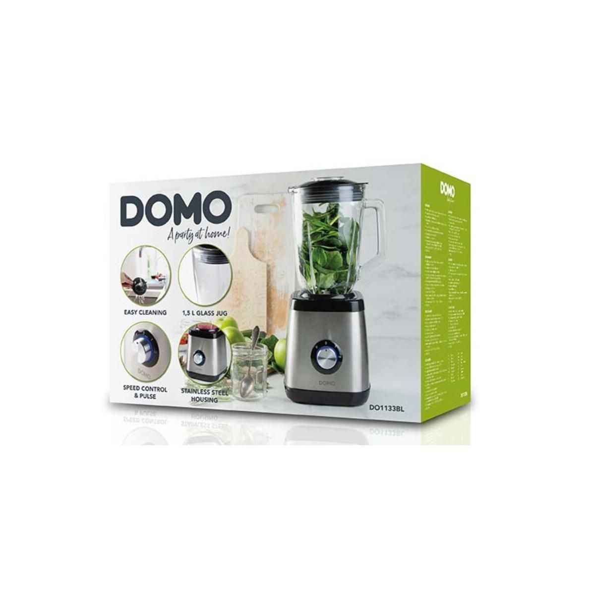 Domo Blender 1.5l 1000w gris métallisé - DO1133BL
