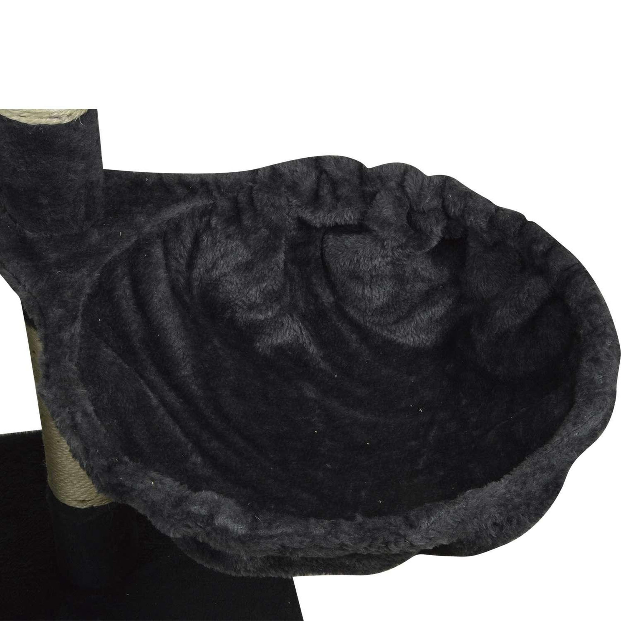 Voir la diapositive 3 : LOVE STORY Grand arbre à chat moon multi activités - gris anthracite