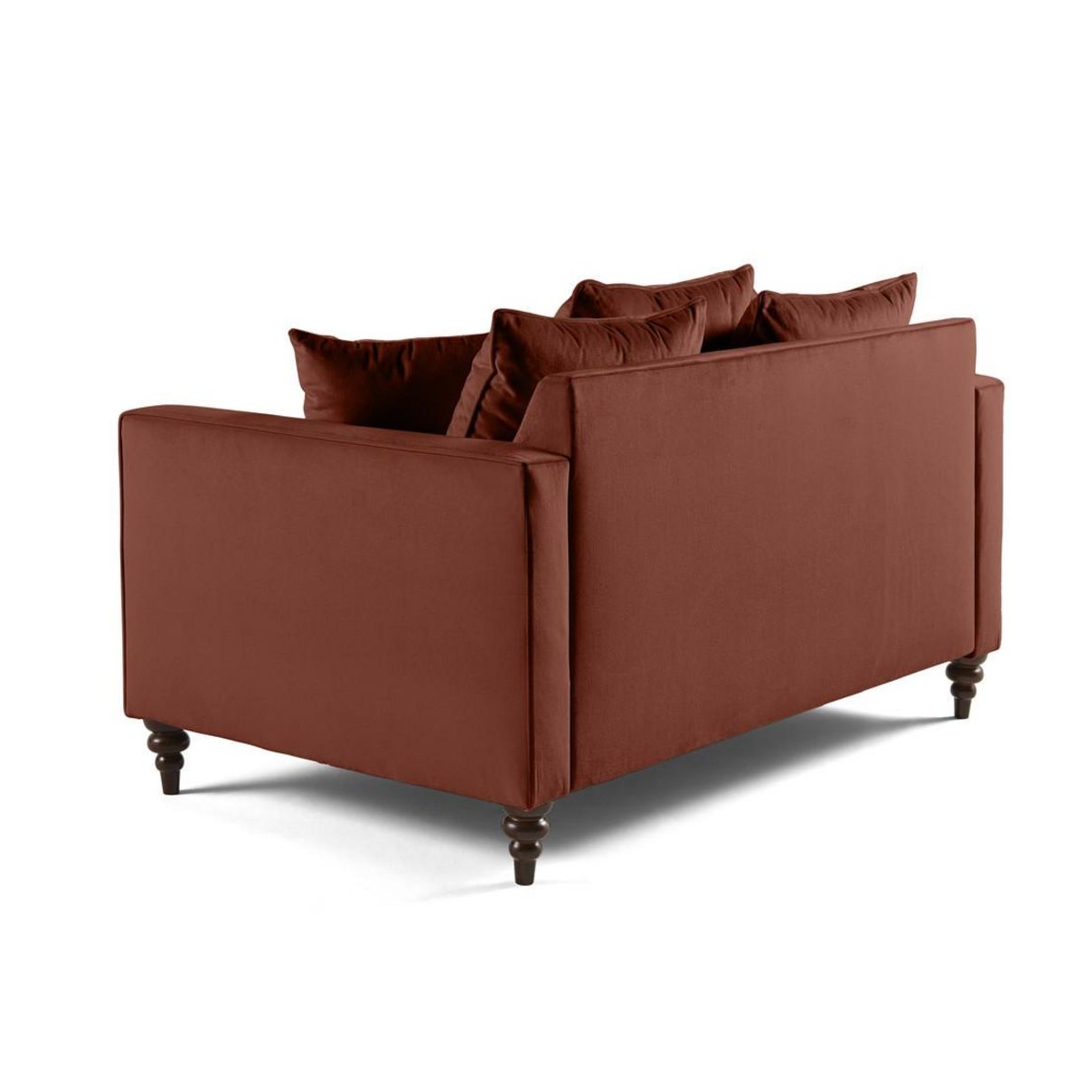 BEST MOBILIER Flamingo - canapé droit 2 places en velours