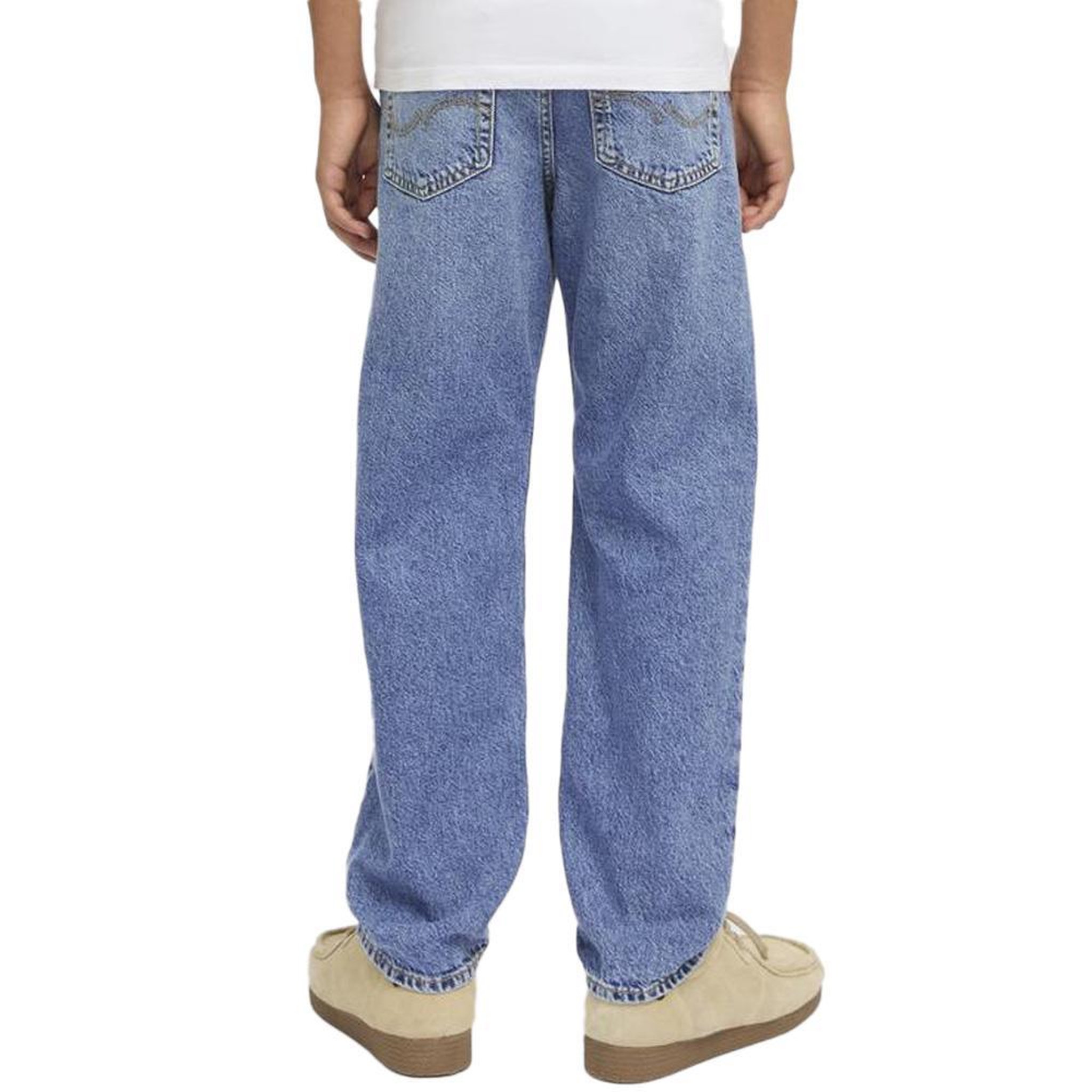 Voir la diapositive 4 : Jack & Jones Jean droit bleu garçon jack & jones chris